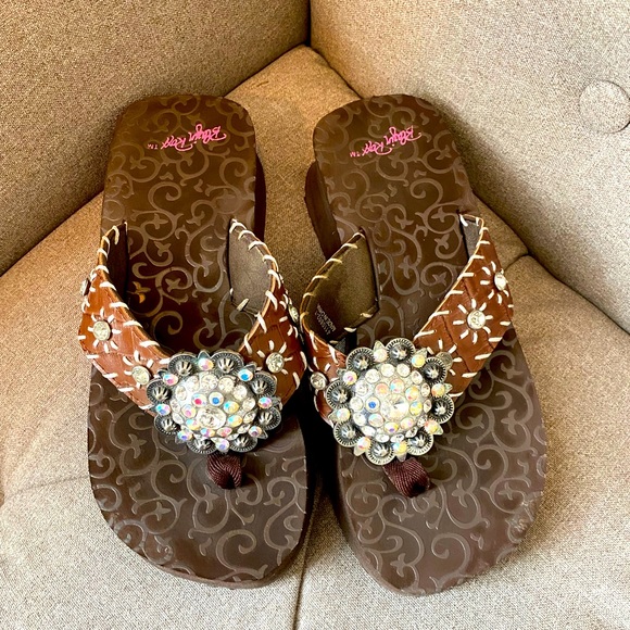 Western style women’s sandals size 8 - Picture 1 of 5